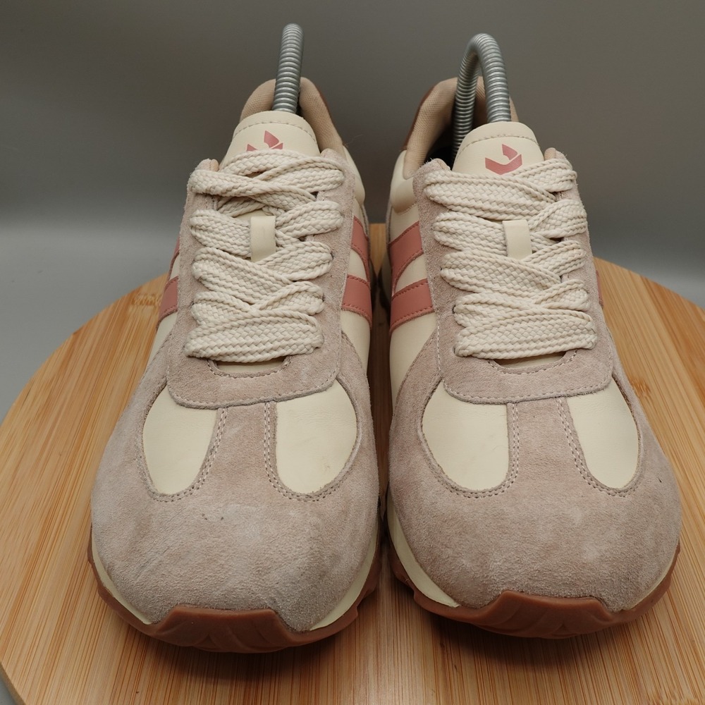 Somiliss Womens Necap Revela Suede/Leather Cream Pink Athletic Shoes US Size 7.5 - Picture 2 of 12